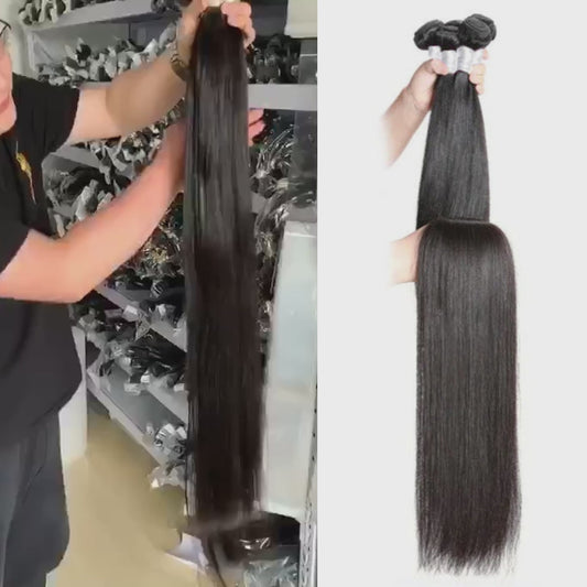Clearance Sale 40 inch Human Hair Bundle Fast Shipping from US