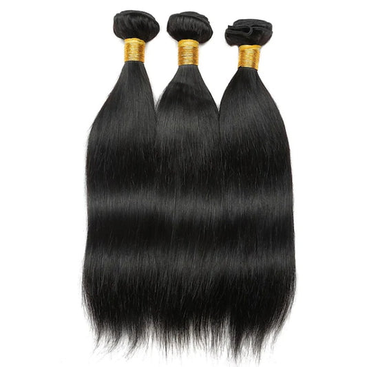 Queen Life hair 9A 3 Bundles Straight Wave Brazilian Human Hair