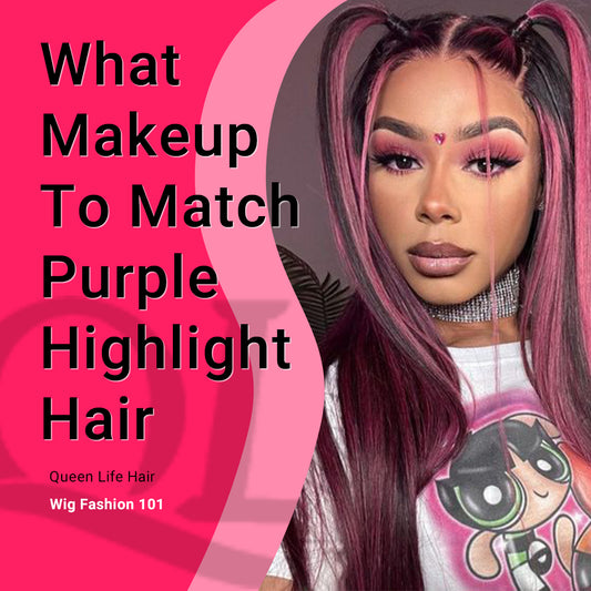 What Makeup To Match Purple Highlight Hair?