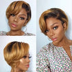 【Buy 1 Get 1 Free】5 Colors 13x4 Full Lace Front Straight/Culry Pixie Bob Wig