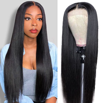Queen Life hair 13x4 13x6 Straight HD Human Hair 150 Density Lace Frontal Wigs