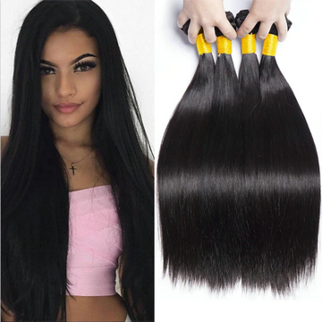 Queen Life hair 9A 4 Bundles Straight Wave Brazilian Human Hair