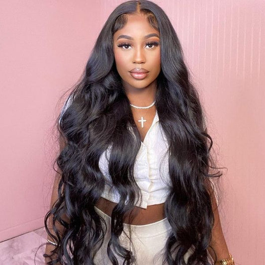 Queen Life HD Lace Wigs Straight/Body Wave 13x4 Lace Front 210% Wigs 100% Human Hair