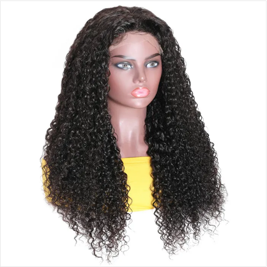 Queen Life hair 5x5 Curly HD Lace Closure Wigs Virgin hair Density 150%