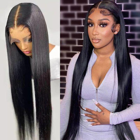 Queen Life hair 4x4 Straight Lace Closure Wig Density 150% Swiss Lace
