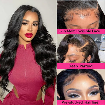 Queen Life hair 360 Body Lace Wig Density 150% Virgin Hair Swiss Lace