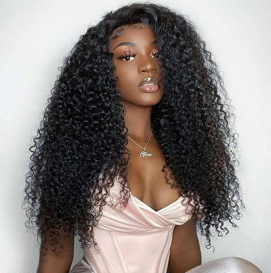 Queen Life hair T Part Lace Wig HD Curly Lace Wig 13x6x1 Density 150%