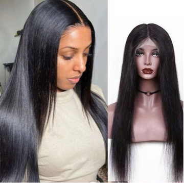 Queen Life hair T Part Lace Wig Transparent 13x6x1 HD Lace Wig Straight Wave Density 150%