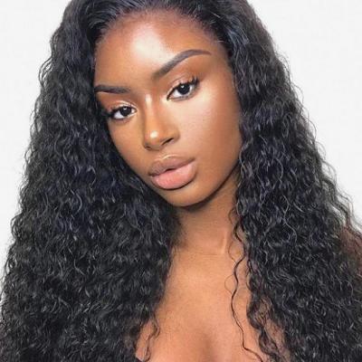 Queen Life hair 13x6 Lace Wig Curly Transparent Nature Swiss Lace Density 150% 180％ For Black Women