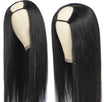 Queen Life hair U Part Wig Straight Human Hair 2x4 U Part Wigs 150% Density